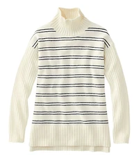 Women's The Essential Sweater, Turtleneck Stripe
