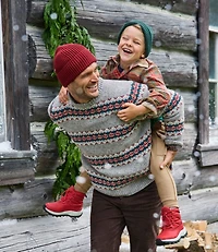 Men's Bean's Classic Ragg Wool Sweater, Crewneck, Fair Isle