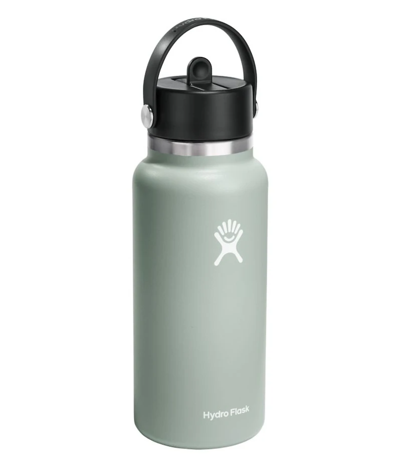 Hydro Flask Wide Mouth Water Bottle with Flex Straw Cap