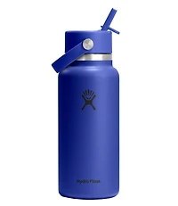 Hydro Flask Wide Mouth Water Bottle with Flex Straw Cap, 32 oz.