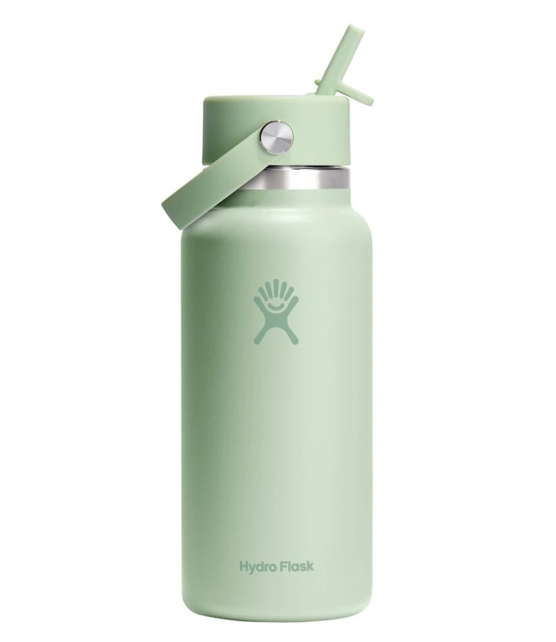 Hydro Flask Wide Mouth Water Bottle with Flex Straw Cap