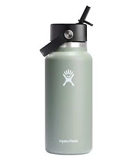 Hydro Flask Wide Mouth Water Bottle with Flex Straw Cap