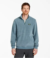 Men's Tumbled Sherpa, Quarter-Zip Pullover