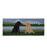 Indoor/Outdoor Vacationland Runner, Mountain Dogs