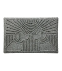 Everyspace Recycled Waterhog Doormat, Sunrise Dogs