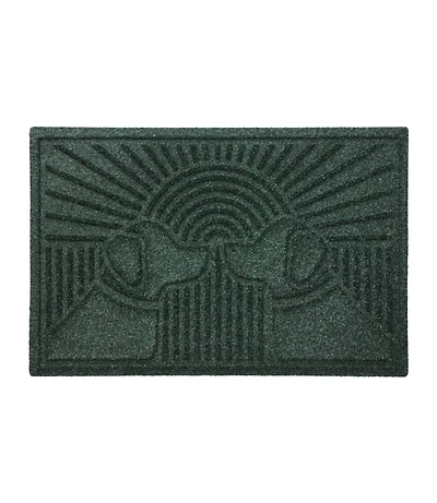 Everyspace Recycled Waterhog Doormat, Sunrise Dogs