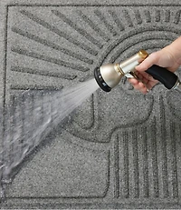 Everyspace Recycled Waterhog Doormat, Sunrise Dogs