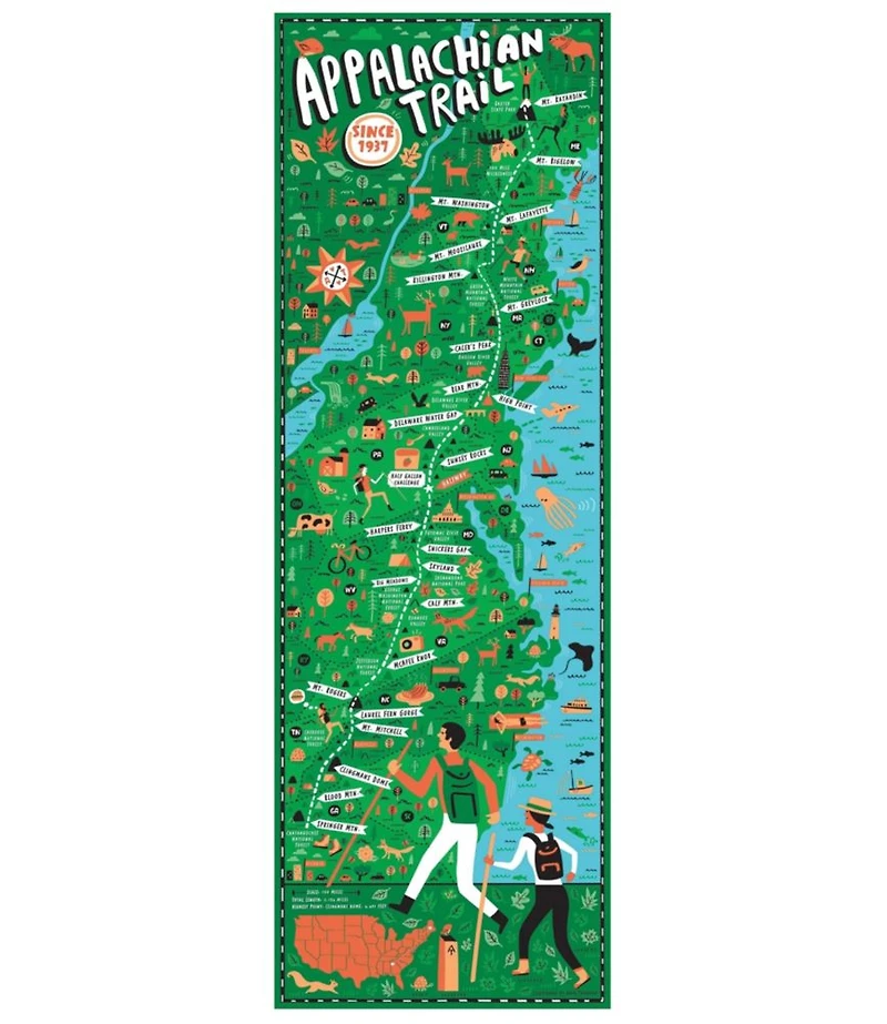 Appalachian Trail Puzzle, 750 pieces