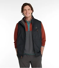 Men's Bean's Performance Fleece-Lined Windbreaker Vest