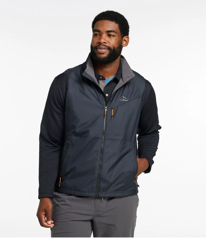 Men's Bean's Performance Fleece-Lined Windbreaker Vest