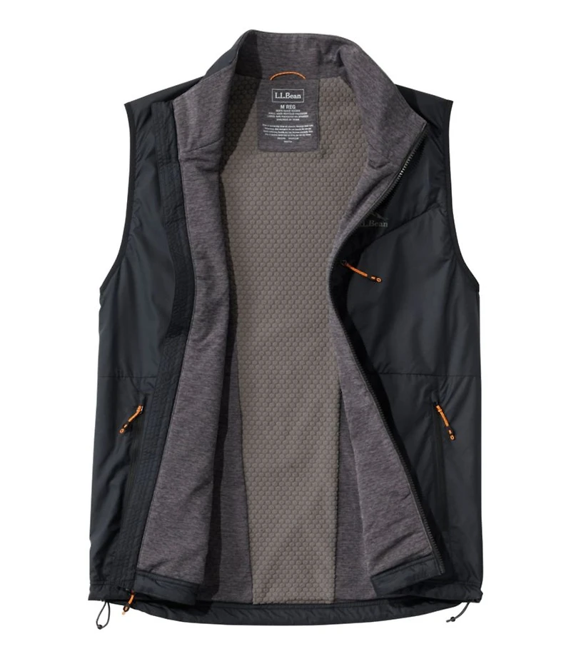 Men's Bean's Performance Fleece-Lined Windbreaker Vest