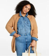 Women's SuperSoft Waffle Sweater, Coatigan