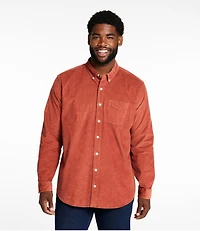 Men's Comfort Stretch® Corduroy Shirt, Long-Sleeve, Traditional Untucked Fit