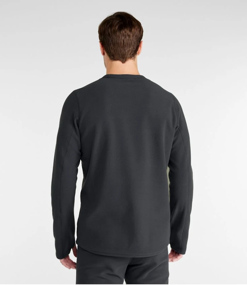 Men's L.L.Bean Fleece Base Layer Crew, Long-Sleeve