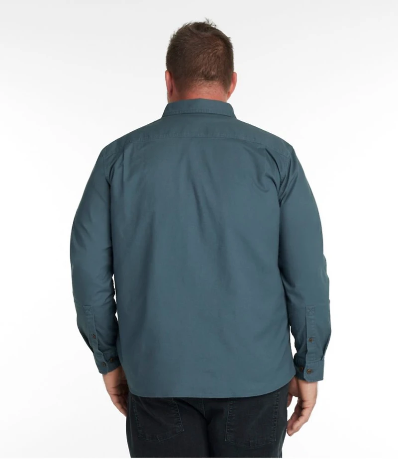 Men's BeanFlex® Twill Shirt, Slightly Fitted Untucked Fit, Long-Sleeve