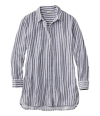 Women's Cloud Gauze Cover-Up Shirt, Stripe