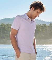 Men's Comfort Stretch Performance® Polo, Short-Sleeve, Slightly Fitted