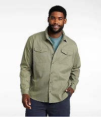 Men's Lakewashed Twill Shirt, Traditional Untucked Fit