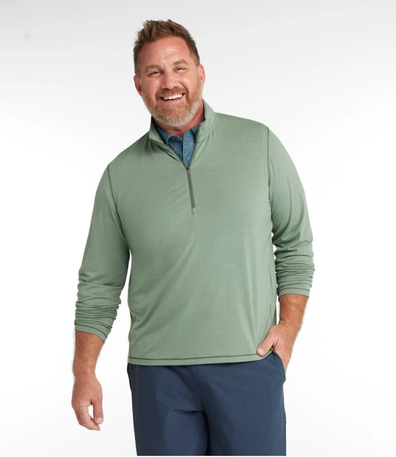 Men's Everyday SunSmart® Tee, Long-Sleeve Quarter-Zip
