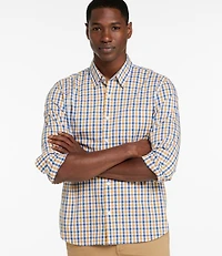 Men's Comfort Stretch Performance® Shirt, Long-Sleeve, Slightly Fitted Untucked Fit