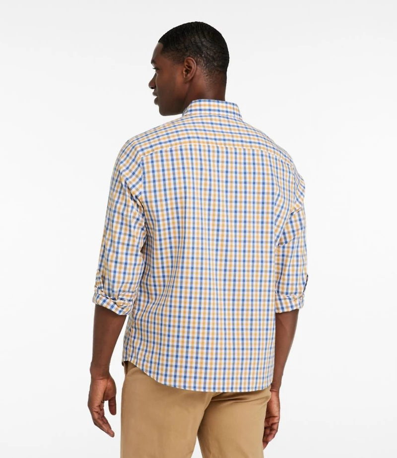 Men's Comfort Stretch Performance® Shirt, Long-Sleeve, Slightly Fitted Untucked Fit