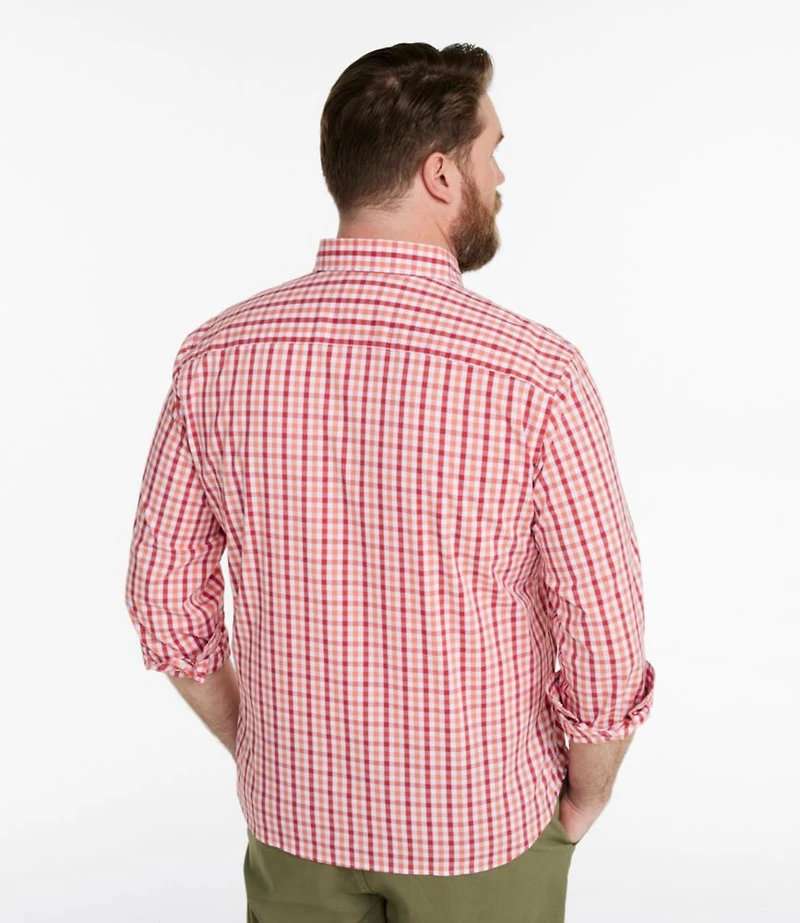 Men's Comfort Stretch Performance® Shirt, Long-Sleeve, Slightly Fitted Untucked Fit