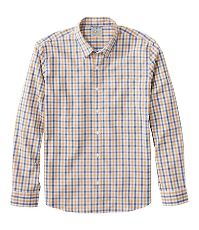 Men's Comfort Stretch Performance® Shirt, Long-Sleeve, Slightly Fitted Untucked Fit