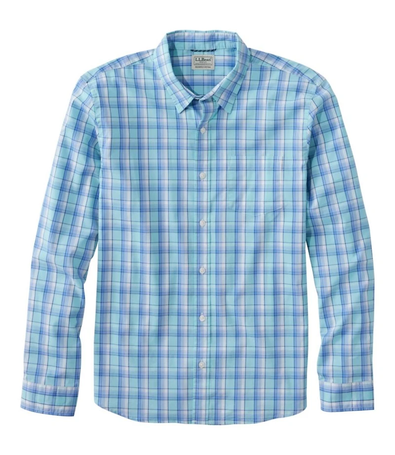 Men's Comfort Stretch Performance® Shirt, Long-Sleeve, Slightly Fitted Untucked Fit