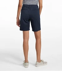 Women's Comfort Stretch Shorts, Chino Bermudas 9"