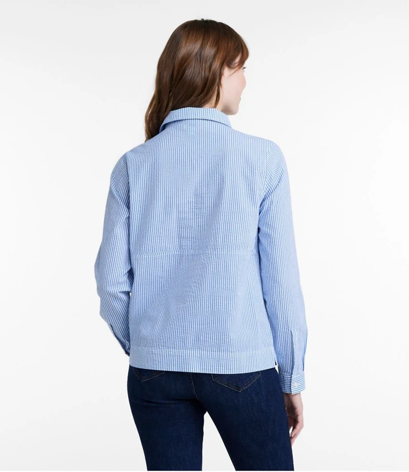 Women's Vacationland Seersucker Anorak