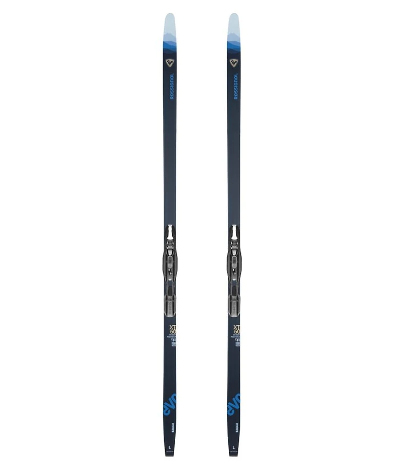 Adults' Rossignol EVO XT 60 Positrack Ski With Mounted Tour Step Binding