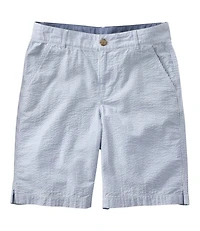 Women's Comfort Stretch Shorts, Seersucker Bermudas 9"