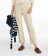 Women's Signature Easy-Cotton Pleated Chinos, Ankle