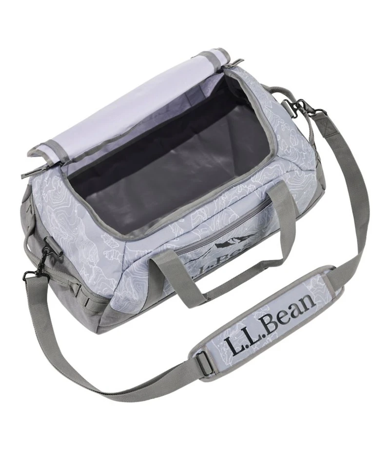 Adventure Duffle, Medium, 35L, Mountain Logo, Print