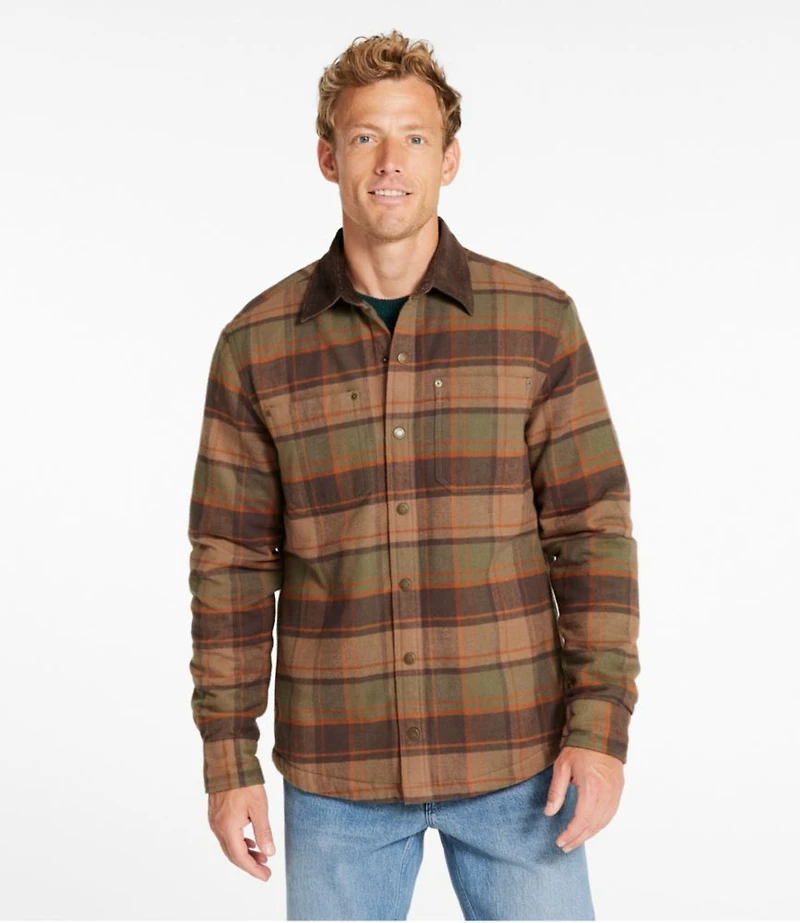 Men's Signature 1933 Chamois Cloth Shirt, Lined, Pattern