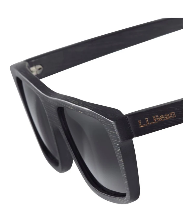 L.L.Bean King Pine Polarized Wooden Sunglasses