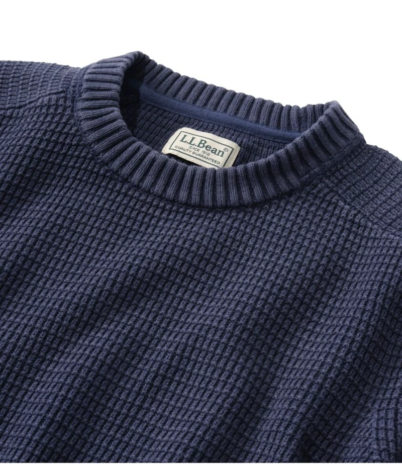 Men's Sunwashed Textured Cotton Sweater