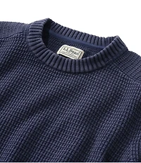 Men's Sunwashed Textured Cotton Sweater