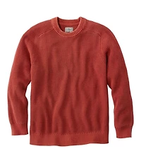Men's Sunwashed Textured Cotton Sweater