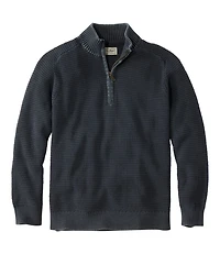 Men's Sunwashed Textured Cotton Sweater
