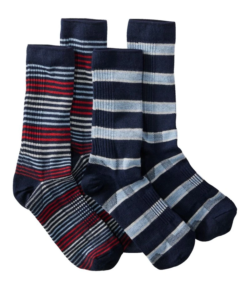 Men's Everyday Chino Sock, Stripe Two-Pack