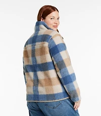 Women's Bean's Sherpa Fleece Jacket, Print