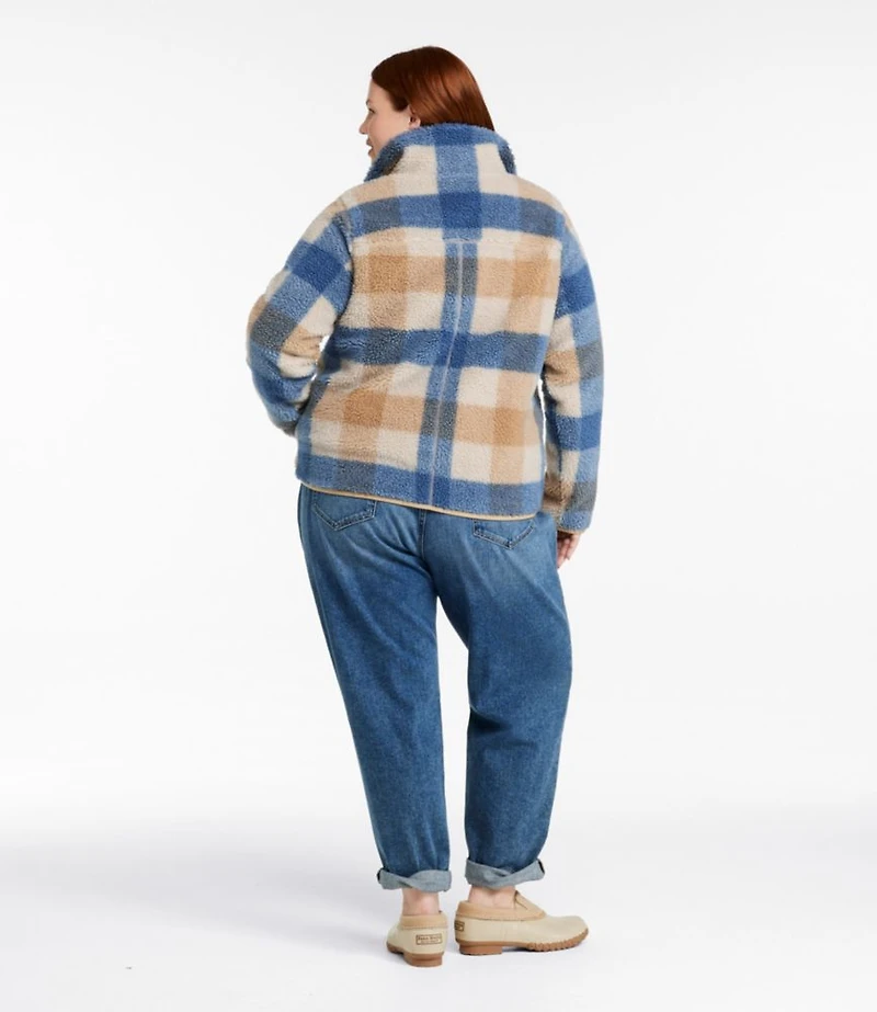 Women's Bean's Sherpa Fleece Jacket, Print