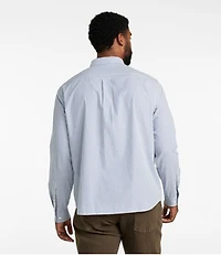 Men's Signature Stretch Poplin Shirt, Long-Sleeve, Slim Fit