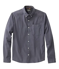 Men's Signature Stretch Poplin Shirt, Long-Sleeve, Slim Fit
