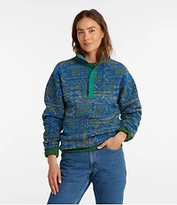 Adults' Bean's Classic Fleece Pullover, Print