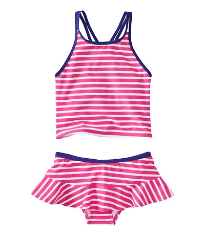 Girls' Watersports Swimwear, Tankini Skirt Set