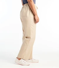 Women's Sunwashed Canvas Pants, High-Rise Straight-Leg