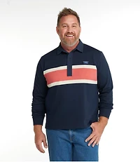 Men's Bean's Vintage Soft Rugby, Chest Stripe