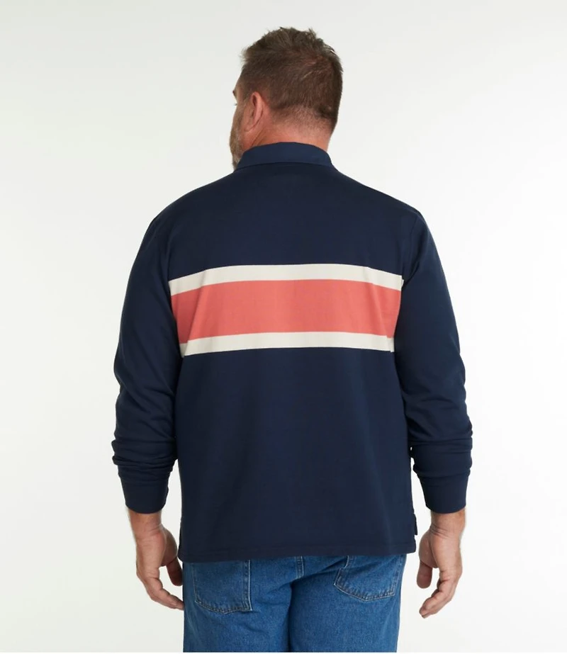 Men's Bean's Vintage Soft Rugby, Chest Stripe